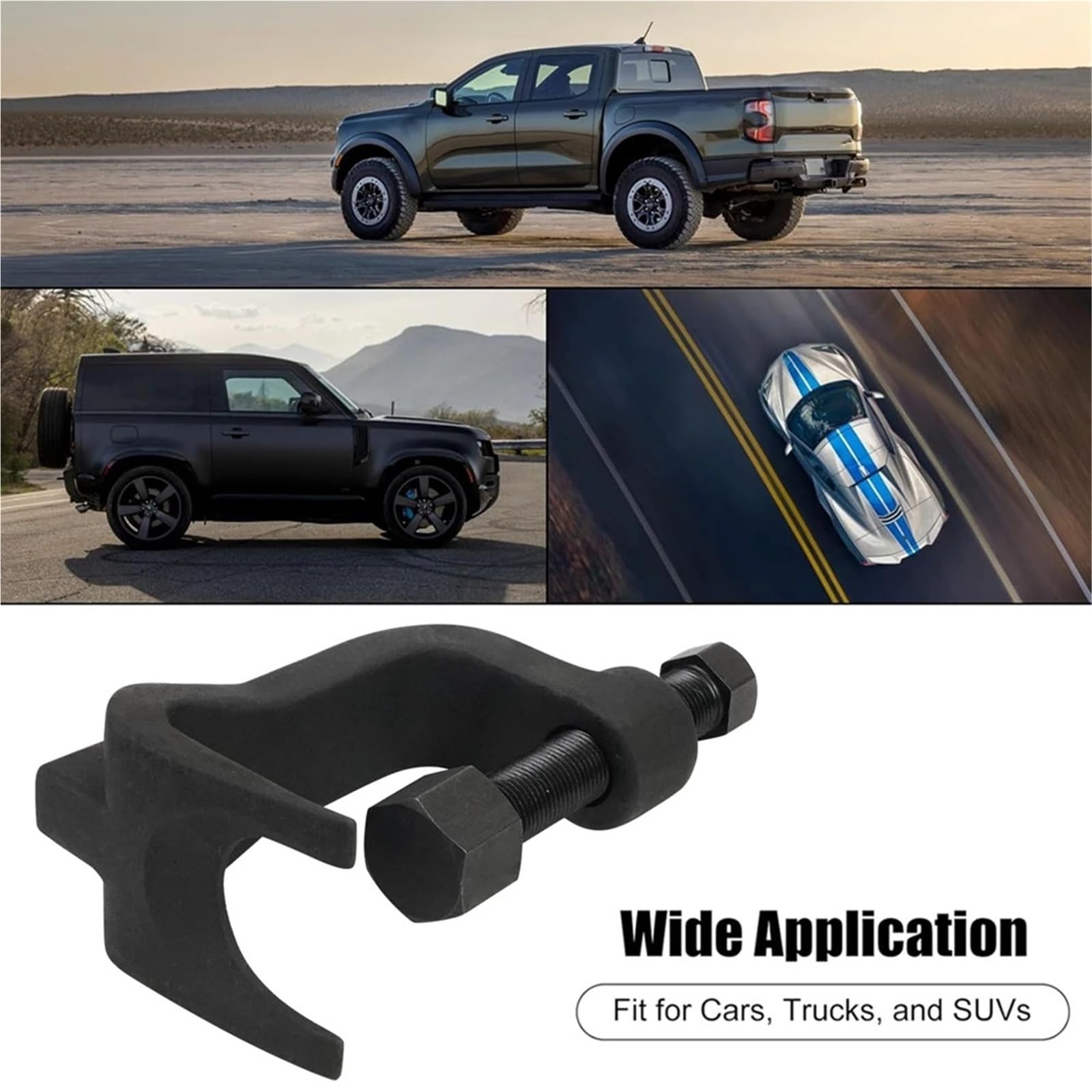bolas para dirección de coche 25112 Separador de rótula, extractor ajustable con extensión hasta 2 3/8 pulgadas para autos, camionetas y SUV Conjunto de rótula
