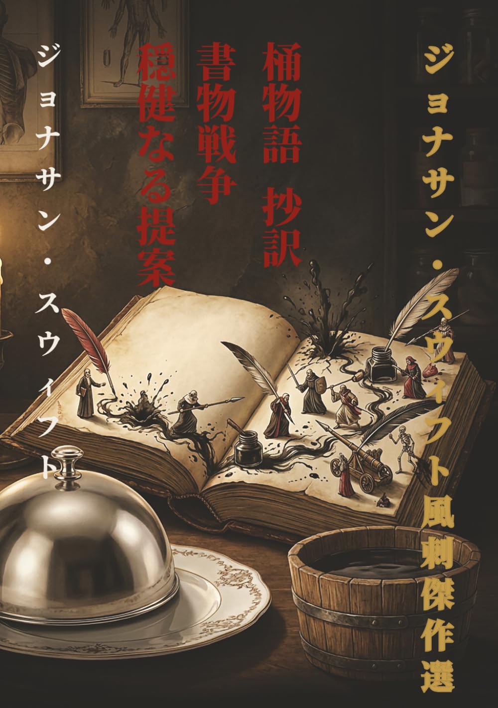 ジョナサン・スウィフト風刺傑作選: 『桶物語（抄訳）』『書物戦争』『穏健なる提案』