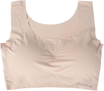 Womens Sports Bra, Yoga Bra, Wirefree Comfort No Bounce Support Workout Running Bra, Comfortable Bras for Women Beige