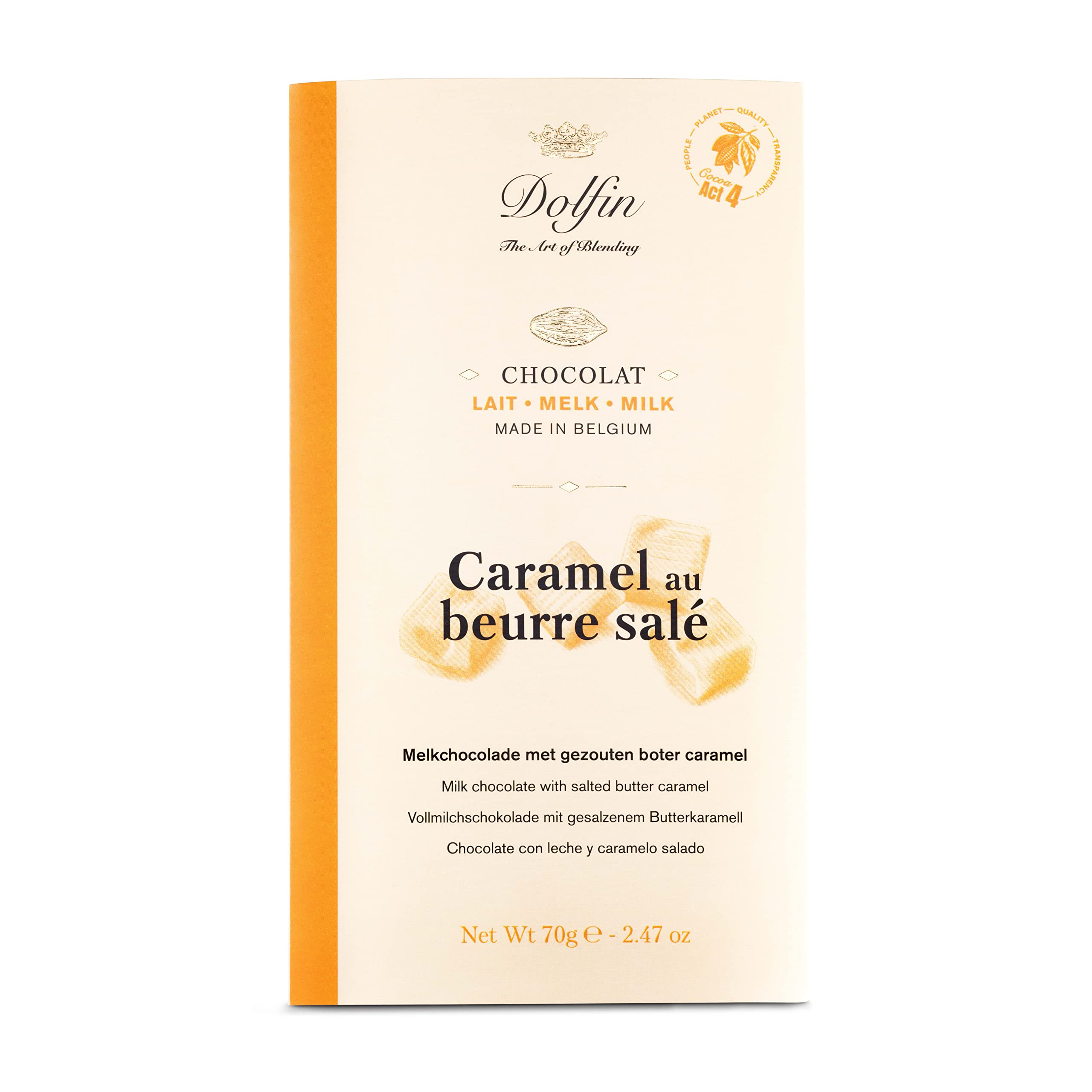 DolfinDolfin Milk Chocolate with Salted Caramel
