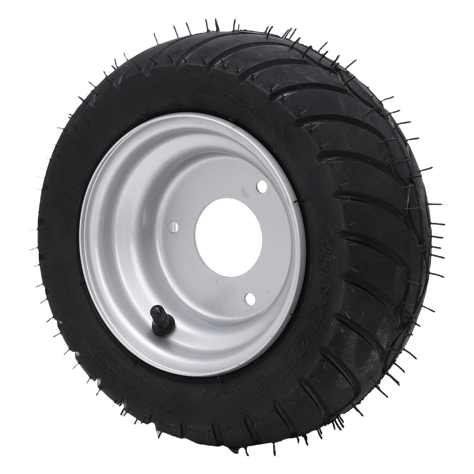 13x5.00-6 13/5.00-6 Pneumatico 6 pollici Antiscivolo e gruppo ruota con cerchione per ATV Quad Off Road Go Kart Cart Mini tosaerba
