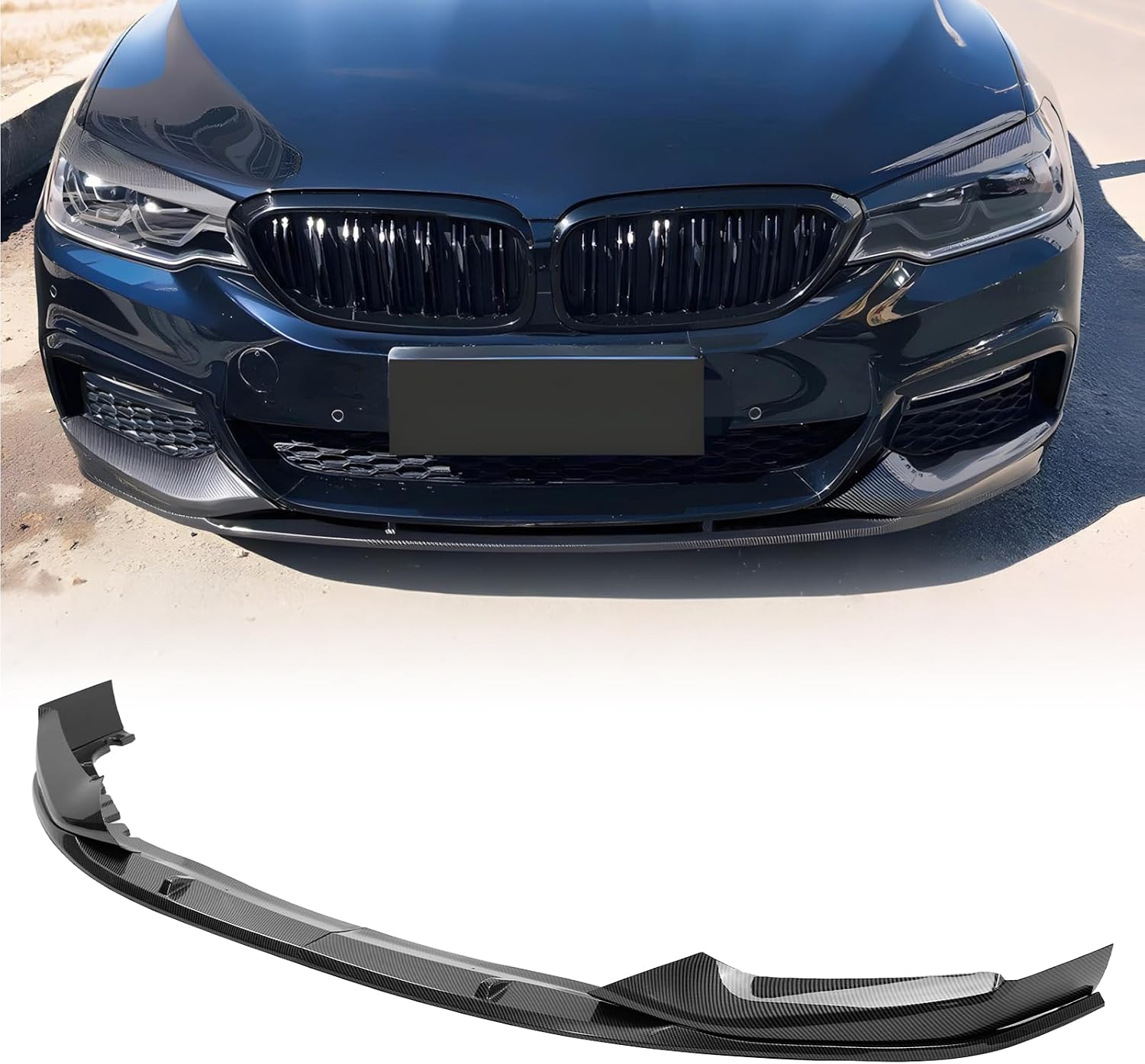 Front Bumper Lip Splitter Spoiler Compatible with 2017-2020 BMW G30