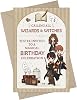 CONQUEST Harry Potter Wizards & Witches Fill-in-the-Blank Magical Birthday Invitation & Envelope Box Set, Includes 20 Blank Invites & 20 Corresponding Envelopes, 4 x 6, Officially Licensed