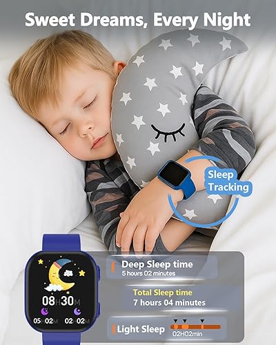 Miniatura 3 de MorePro Reloj inteligente para niños, no requiere aplicación, no requiere teléfono, reloj de seguimiento de actividad física para niños con