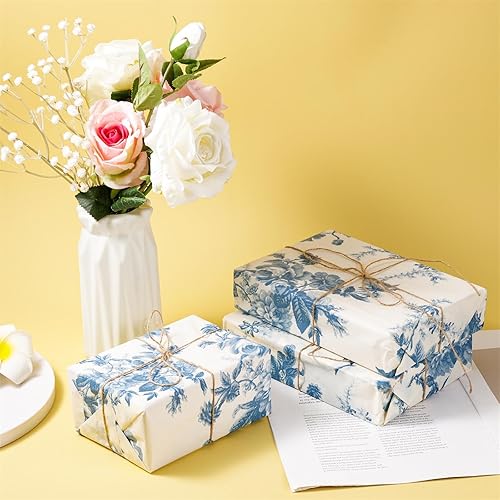 Miniatura 4 de 30 piezas de papel de seda de peonía, hojas de papel de regalo de 14 x 20 pulgadas para embalaje de bolsas de regalo, boda, fiesta de cumpleaños