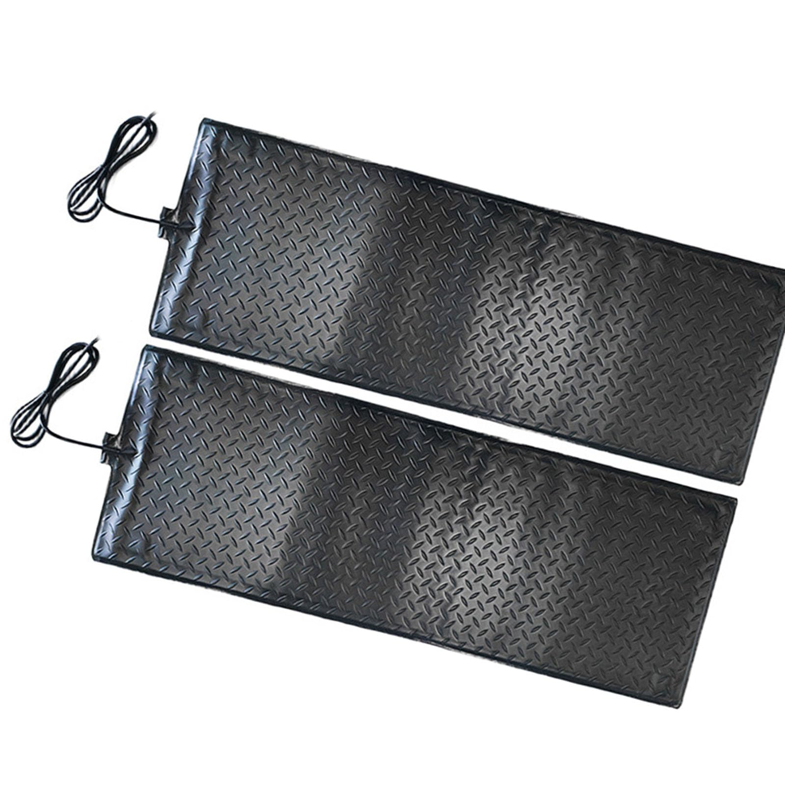 Le tapis chauffant à 60 °C assure une fonte rapide et uniforme de la neige par temps froid