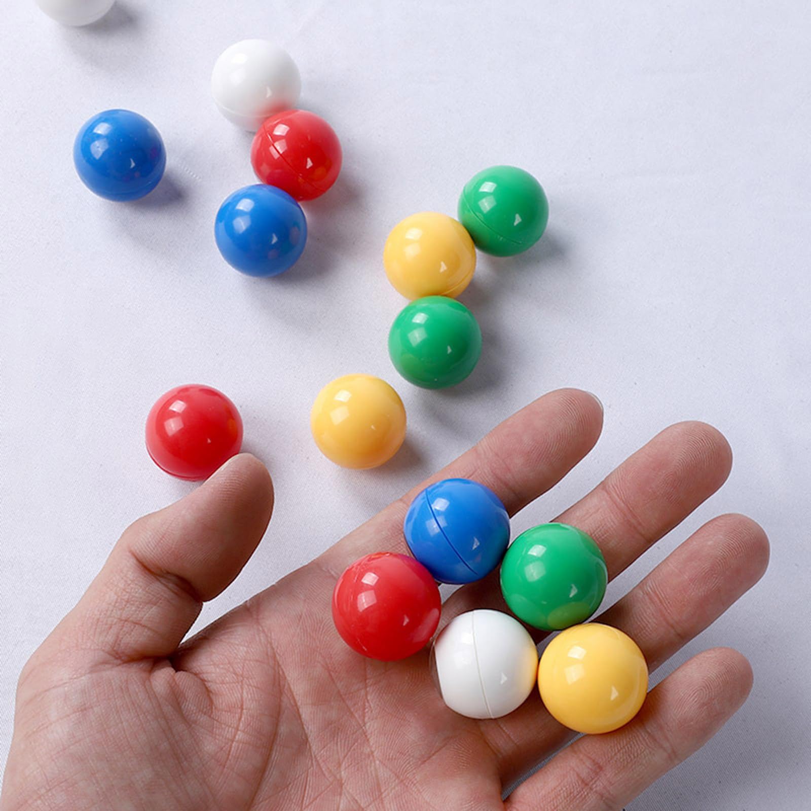 100 bolas de juego de bingo, diseños ligeros, bolas de bingo de repuesto coloridas con número transparente para eventos y juegos