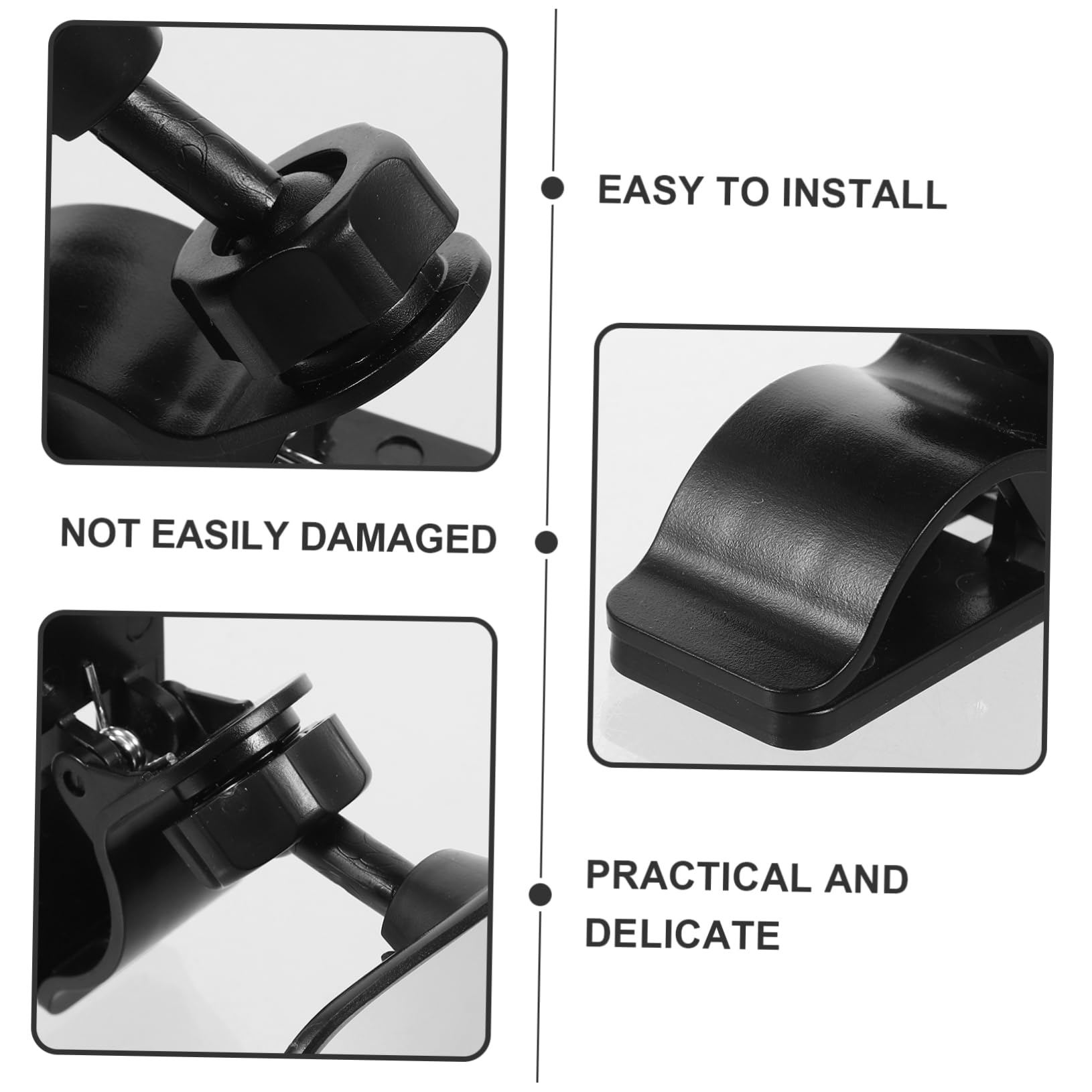 GRIRIW Rear View Mirror Observation Secure Clamp Interior Mirror for Easy Rear Viewing