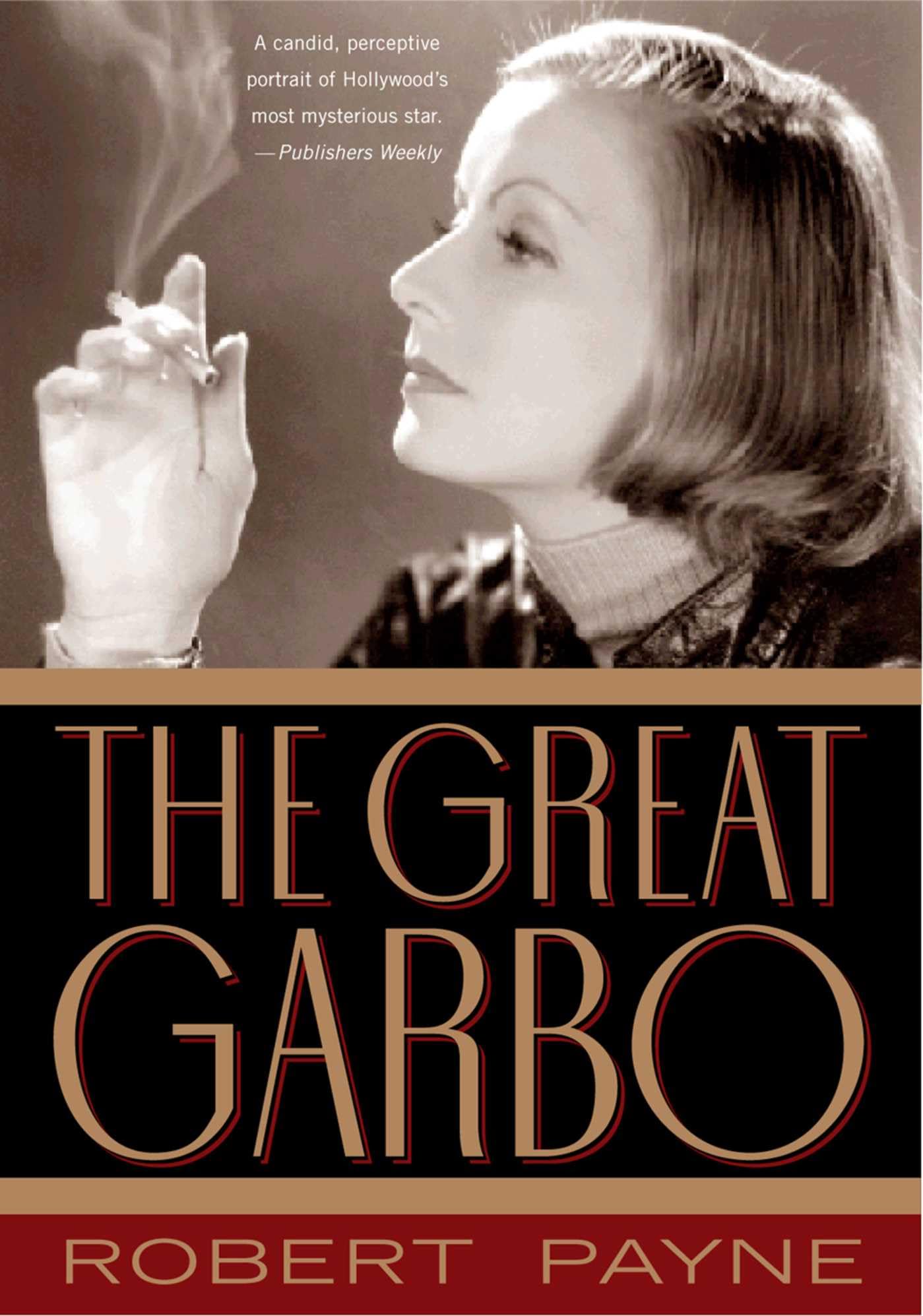 The Great Garbo livre anglais de collection reliure soignée papier premium