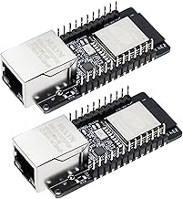 WT32-ETH01 Da seriale a Ethernet incorporato RUIZHI 2 Pezzi Modulo MCU Modulo wireless ESP32 con Bluetooth + WiFi Compatibile con Arduino