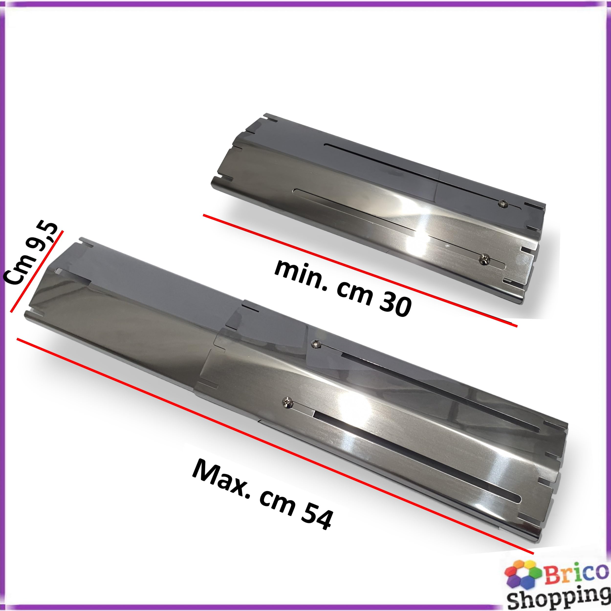 BricoShopping® Difusor de Calor para Barbacoa a Gas Repuesto UNIVERSAL REGULABLE INOX Quemador de Repuesto Parrilla Difusora de Chispas Cubierta de Protección Placa para Cubrir los Quemadores (Acero