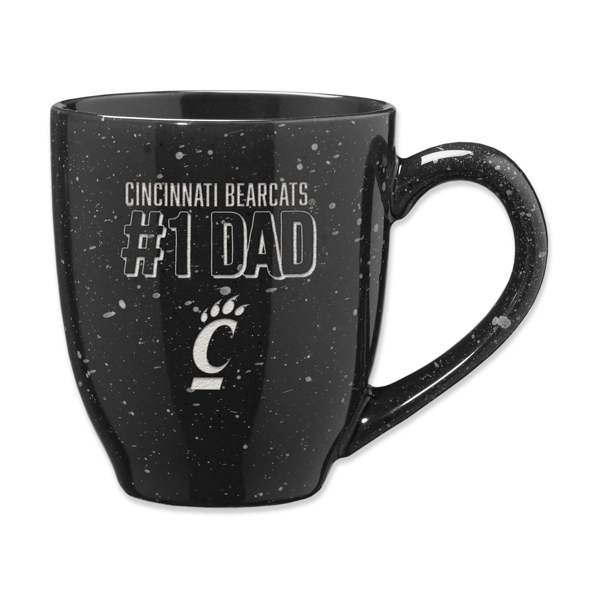 Cadeau pour papa : tasse Cincinnati Bearcats en céramique gravée Rico Industries