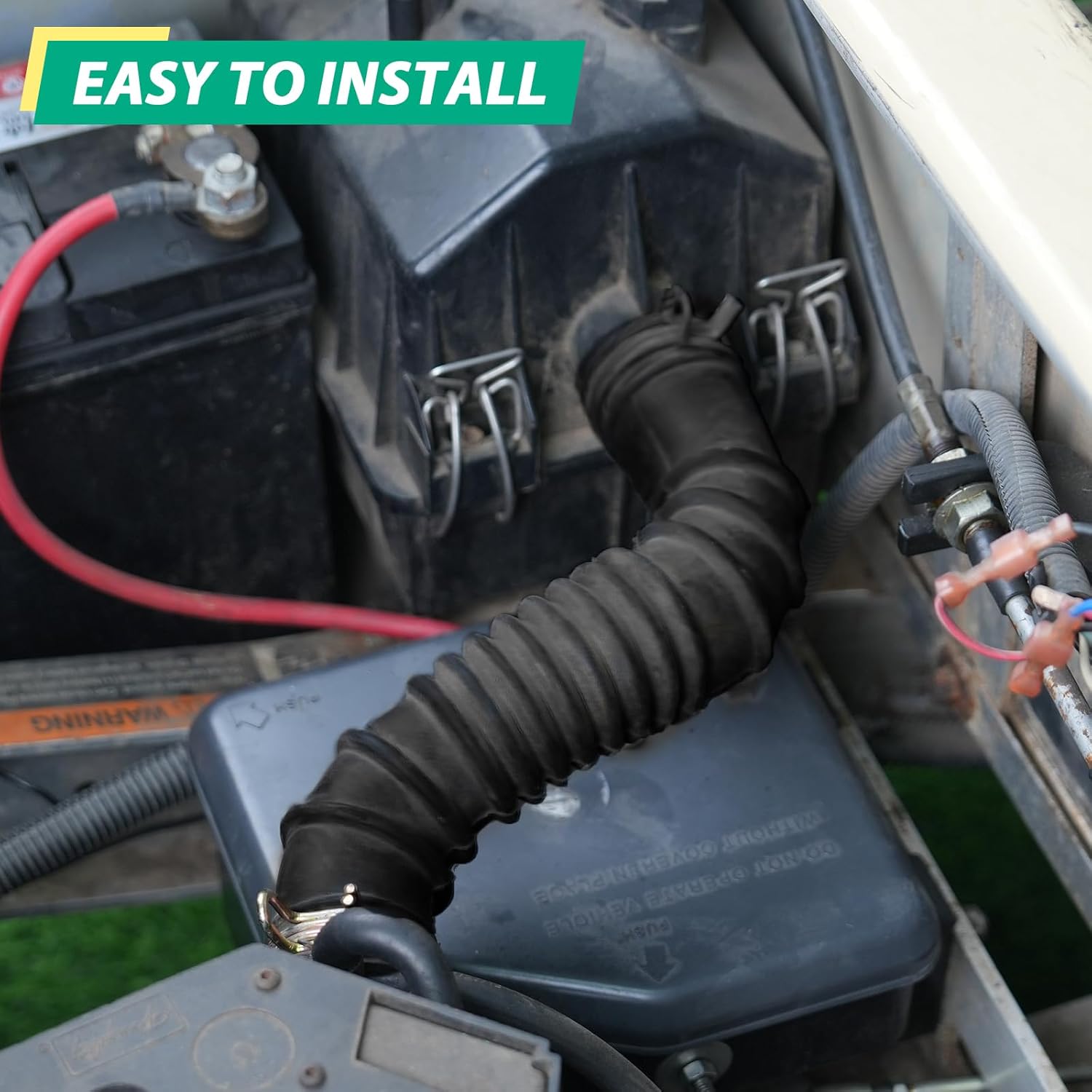 Club Car DS Air Intake Hose and Crankcase Vent Tube with Clamp Repair Kit for Club Car DS 1992-1997 Gas Golf Carts,Replace OEM# 1016228 101971301 1016572 1017466