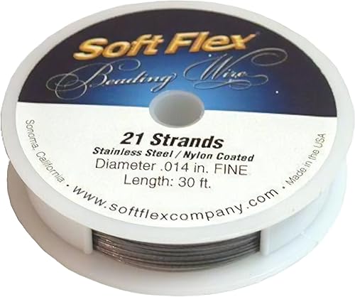 Soft Flex Alambre para abalorios Softflex .014 IN. 30 pies 42301