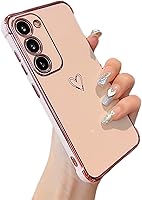 Vista 69 de ZTOFERA Funda diseñada para Google Pixel 7a, bonito diseño de corazones de amor con borde chapado y protección de lente de cámara, para Google Pixel