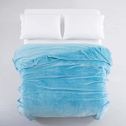 Miniatura 4 de MOONLIGHT20015 Manta de vellón  Manta súper suave y mullida para sofá y sofá  Mantas y mantas ligeras de lujo de microfibra mullida de 400 GSM, 50 x