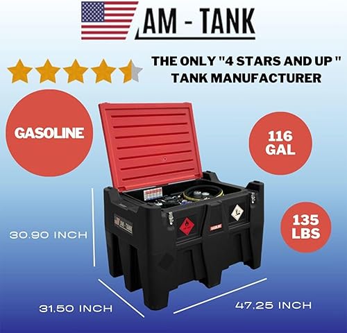 Miniatura 11 de Tanque de combustible portátil 58GL Diesel