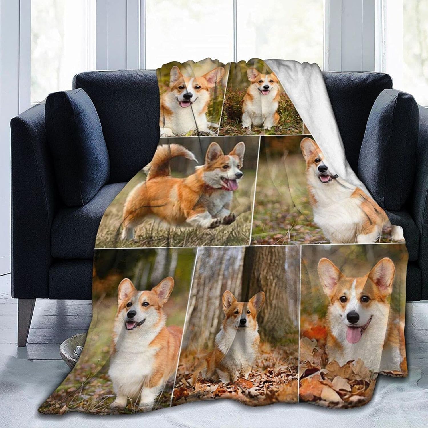 Ships Next Day .Custom Blanket with Photos Text Customized Blanket Personalized Flannel/Sherpa Throw Blankets for Adult Kid Birthday Christmas Halloween Fathers Mothers Valentines Gift - 40"x 50"