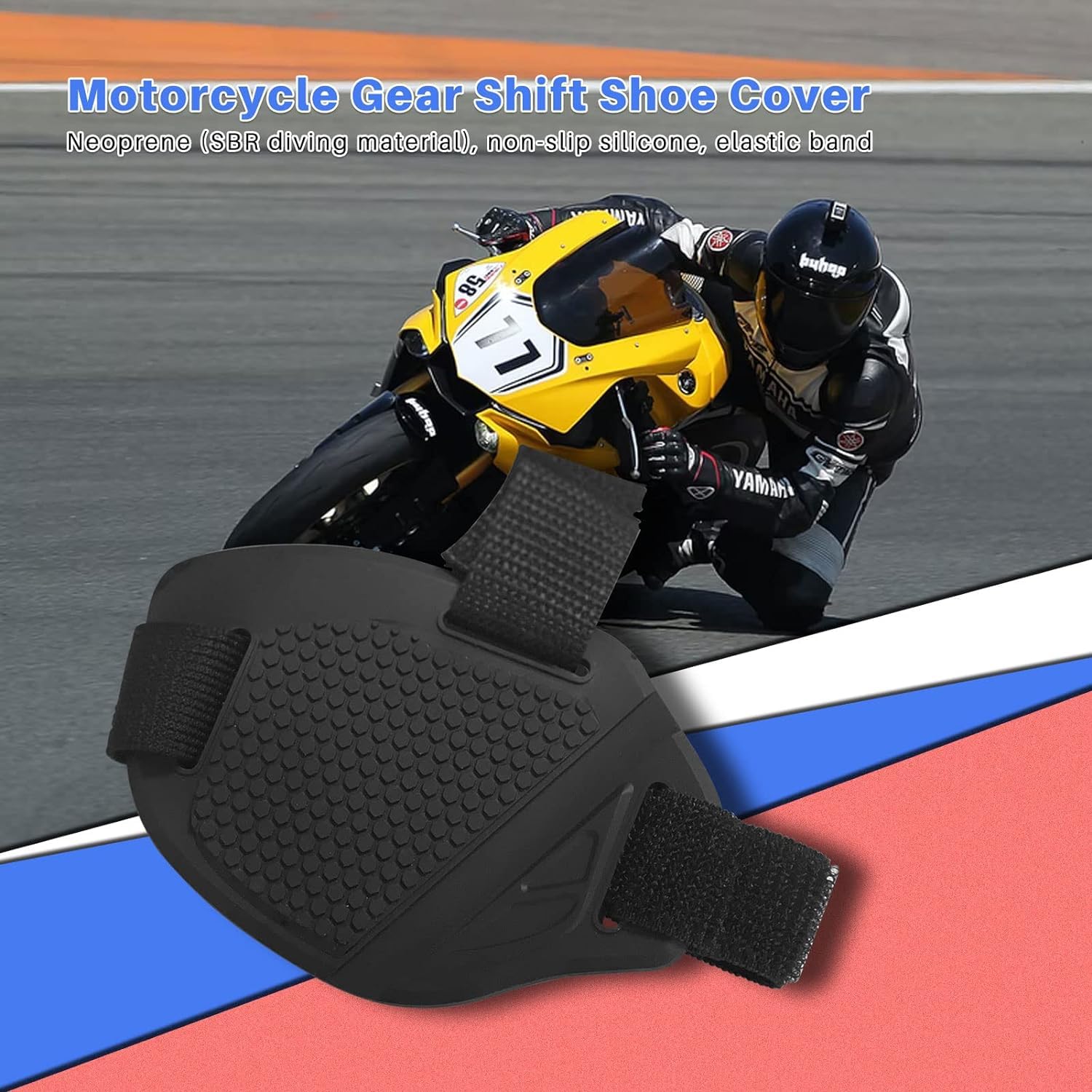 Copriscarpe Moto Universali - Pacco Da 2 Pezzi Antiscivolo Per Cambio Marcia - Foto 8