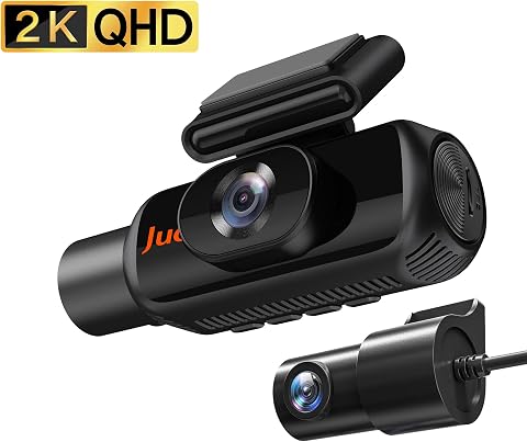 Juo C30 2K QHD Ön + FHD İç + FHD Arka 3 Kameralı WiFi GPS HDR Araç Kamerası Ekranlı 170 Derece Geniş Açı Gece Görüş