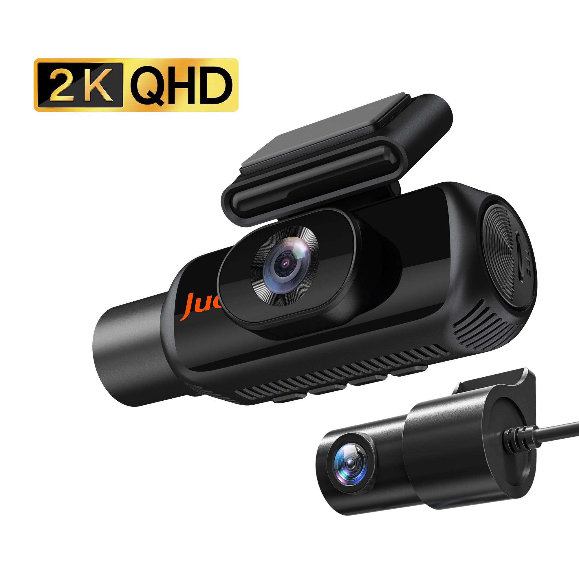 Juo C30 2K QHD Ön + FHD İç + FHD Arka 3 Kameralı WiFi GPS HDR Araç Kamerası Ekranlı 170 Derece Geniş Açı Gece Görüş