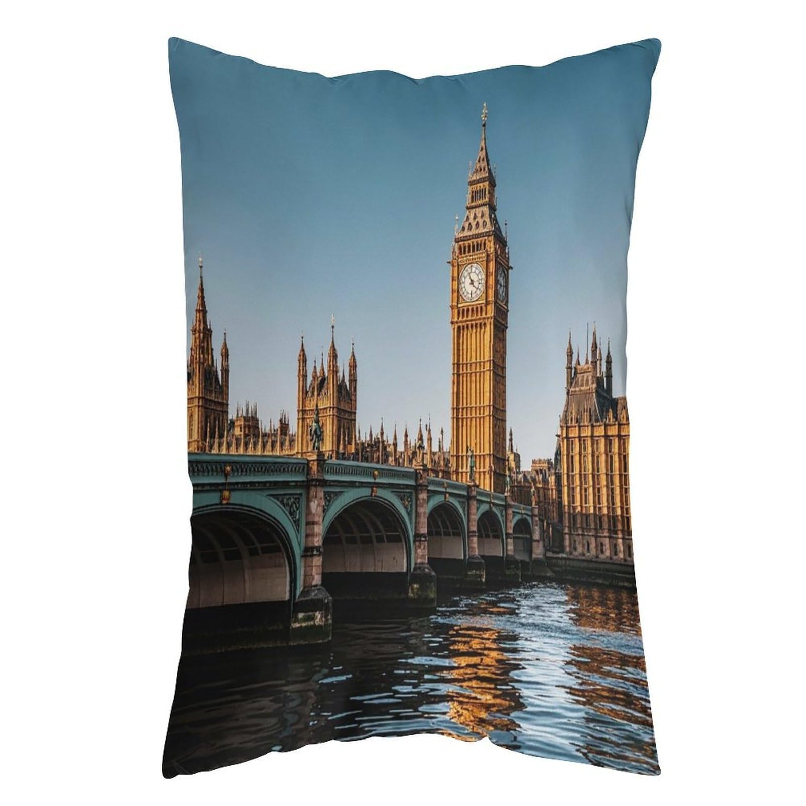 Taie d'oreiller Big Ben en microfibre douce et respirante pour soin cheveux