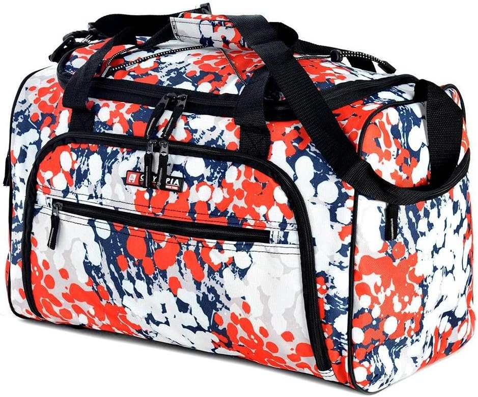 Olympia USA 21" Fashion Sports Duffel, Ink Blots