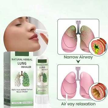CalmDerm Inhaler, CalmDerm Herbal Inhaler, Herbal Lung Cleansing Inhalers, Natural Herbal Lung D-etox Inhalers for Women and Men (1)