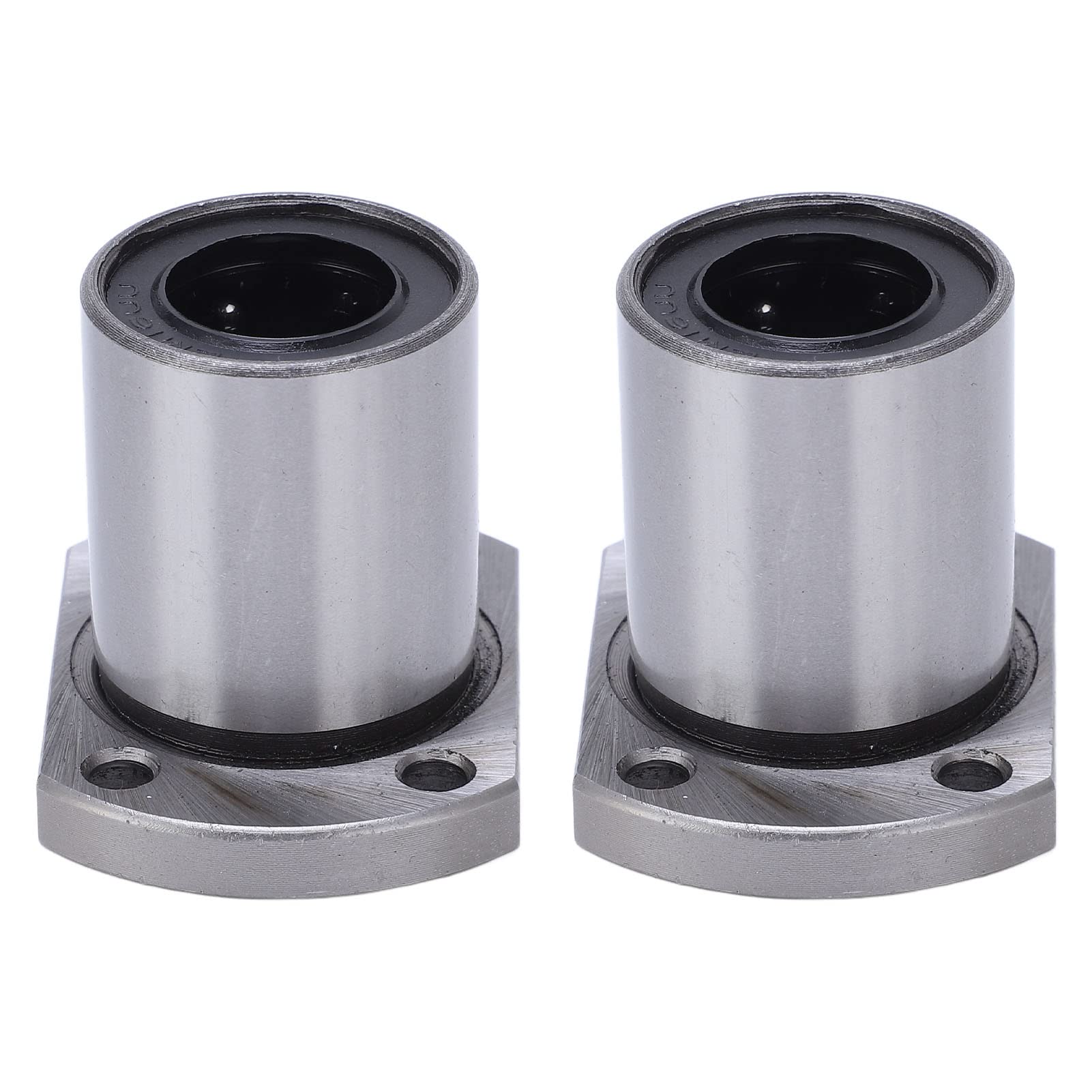 Linear Bearing Linear Motion Bearing 16mm Id Linear Bearing Cnc Linear Motion Bearing Oval Flange Mount Bearing 2pcs Oval Flange Linear Bearing for Cnc Linear Motion Axes