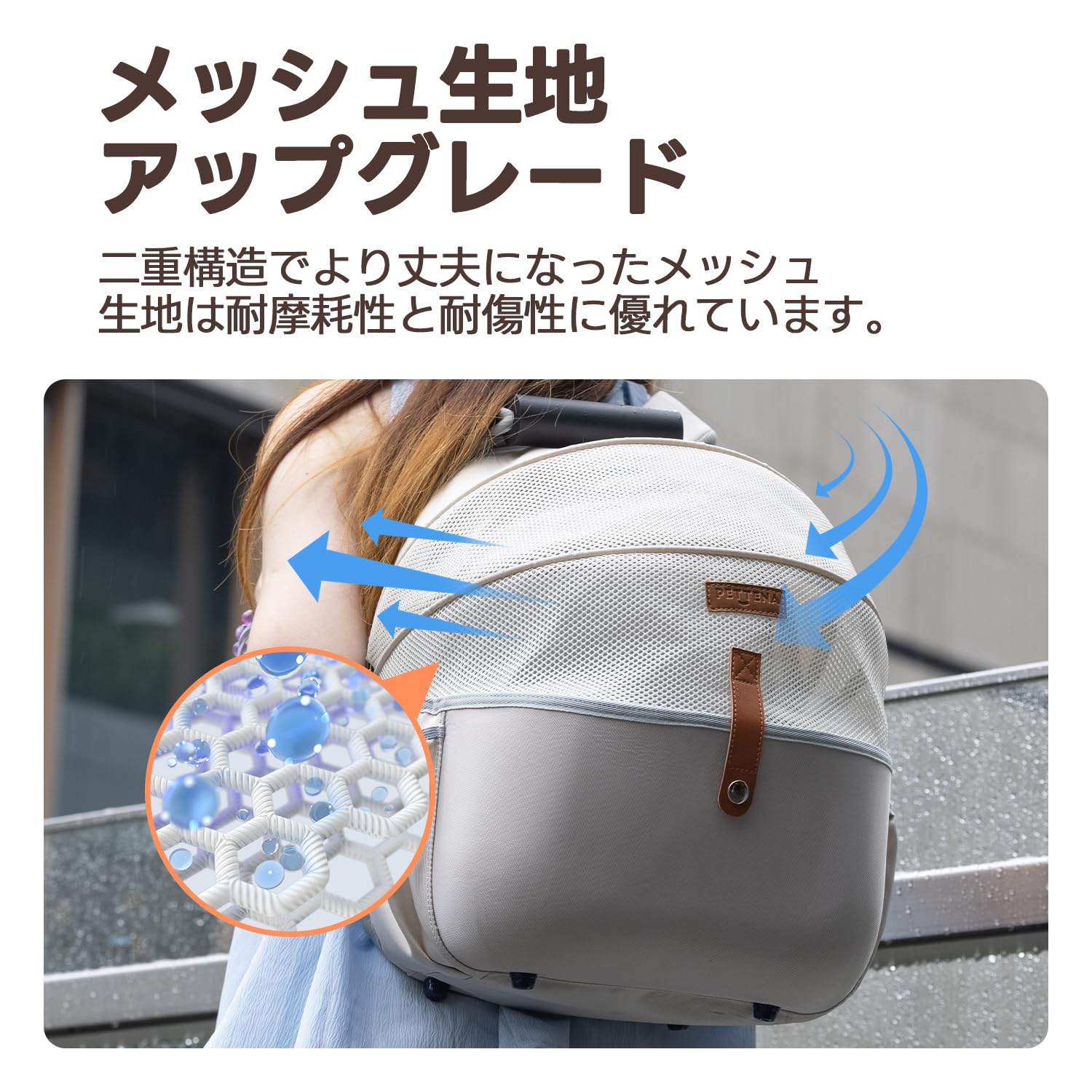 Amazon.co.jp: 【在庫限りで取扱い終了】PETTENA 最新ペットリュック
