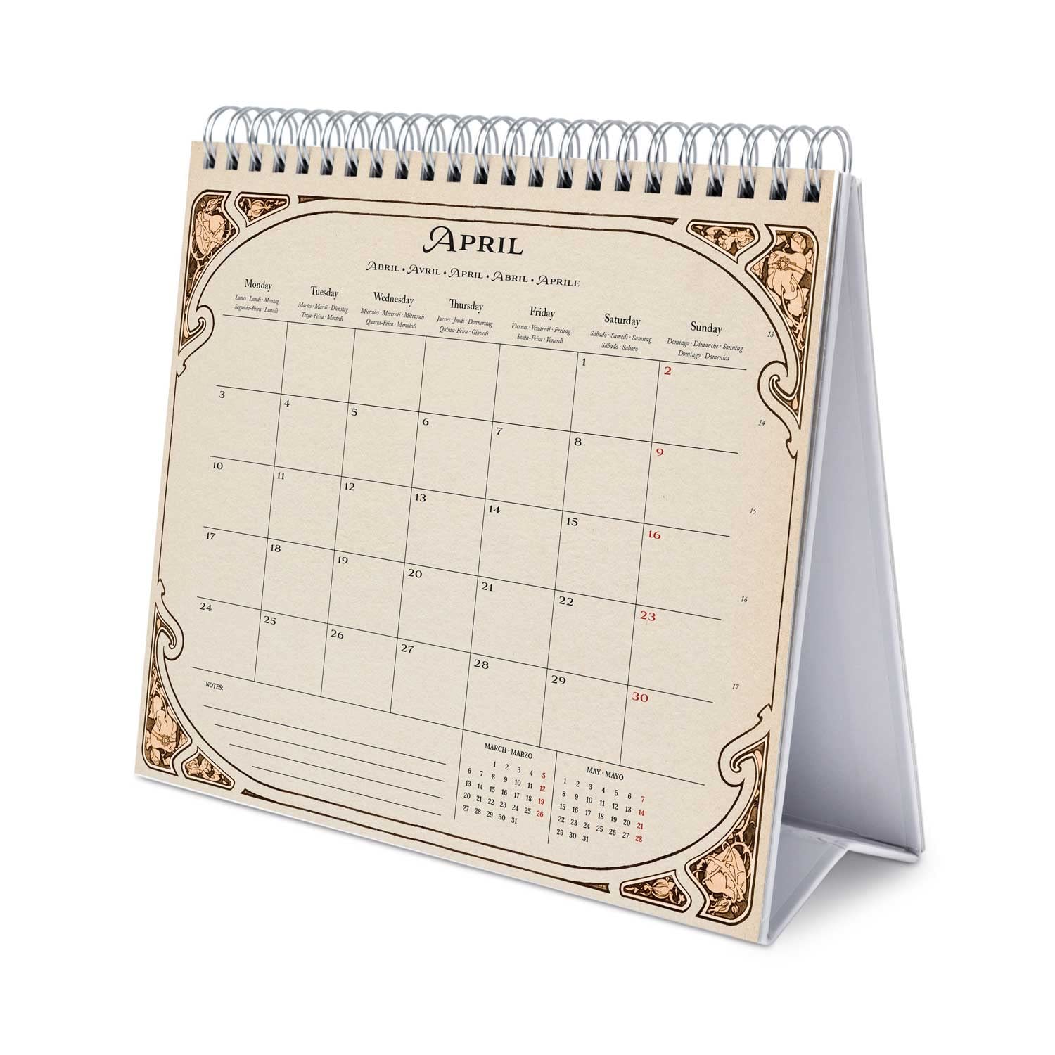 Grupo Erik - Calendrier Mural 2023 Chats - 12 MOIS | Janvier