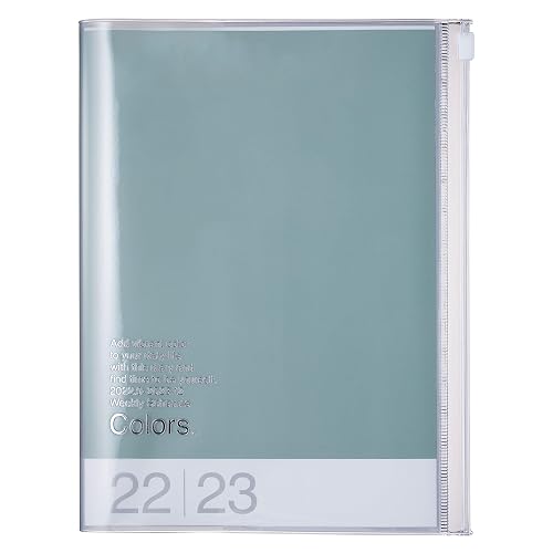 MARK'S 2022/2023 Taschenkalender A5 vertikal, COLORS, Green: Von September 2022 bis Dezember 2023