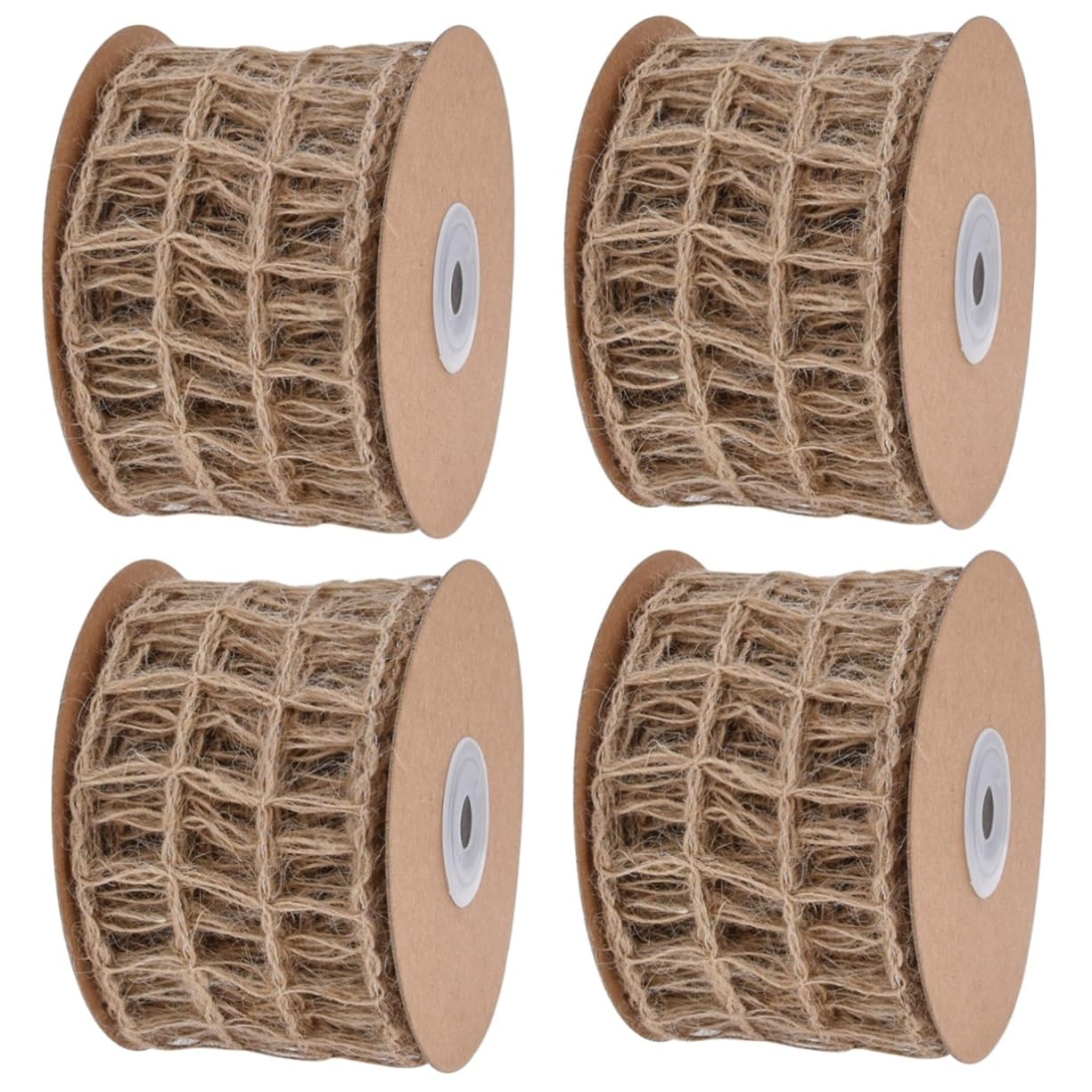 STOBOK 4stücke Burlap Dekorationsband Mit Drahtkante Lagig Stränge Für Hochzeiten Weihnachten Und Saisonale Dekorationen Robustes Material Für Vielseitige Anwendungen