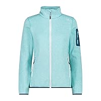 CMP Giacca In Knit-tech da Donna, Water Deep Lake