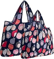 Vista 46 de allydrew Large Foldable Tote Nylon Reusable Grocery Bags