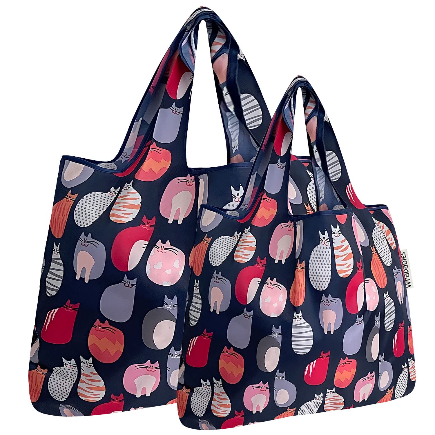 Bolsas de nailon para compras ecológicas AllyDrew, juego plegable unisex de 2 piezas