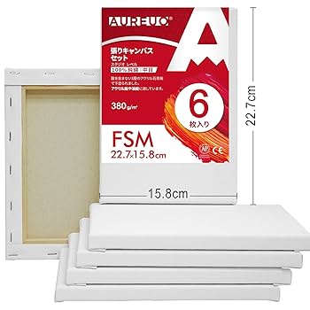 張りキャンバス　15　F,P,M　10枚セット　クレサン Amazon.co.jp: AUREUO 張りキャンバス セット FSM (22.7cmX15