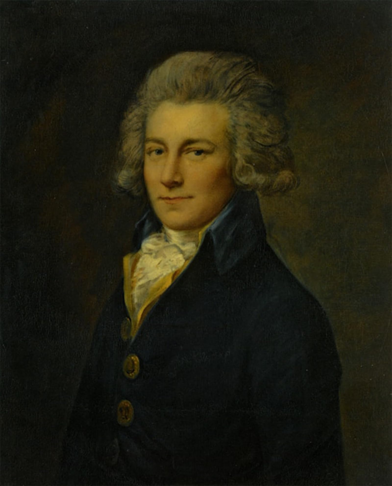 Serendipitp No Frame Vintage Wall Art Canvas Nordic Poster Canvas Print Picture Portrait Of Peter Godfrey Of Old Hall East Bergholt Suffolk By Thomas Gainsborough Wall Art Poster For Home Decor 60X90cm