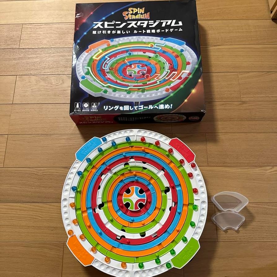 Amazon.co.jp: Hanayama Spin Stadium Board Game for 4 Players