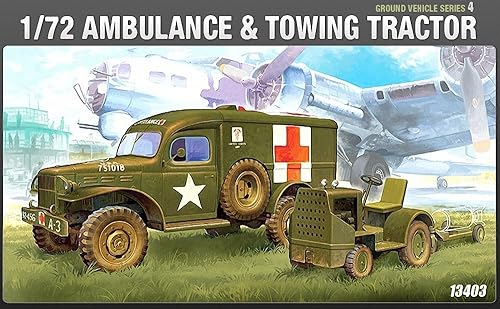 Academia 1/72 WWII US Ambulancia & tractor # 13403