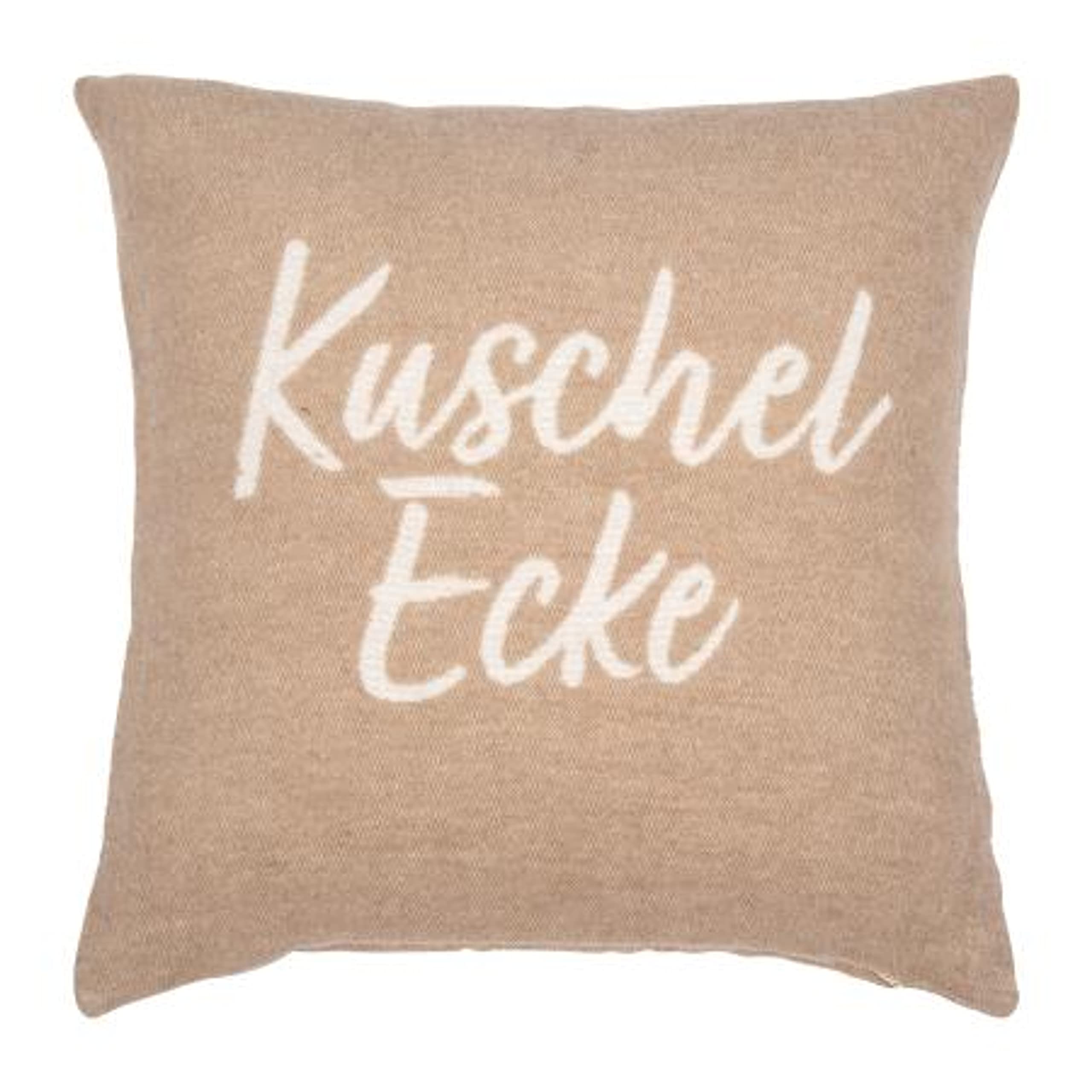 pad - Kissenhülle, Kissenbezug - Snug - Kuschelecke - 65% Baumwolle, 35% Polyacrylic - Farbe: Taupe - 45 x 45 cm