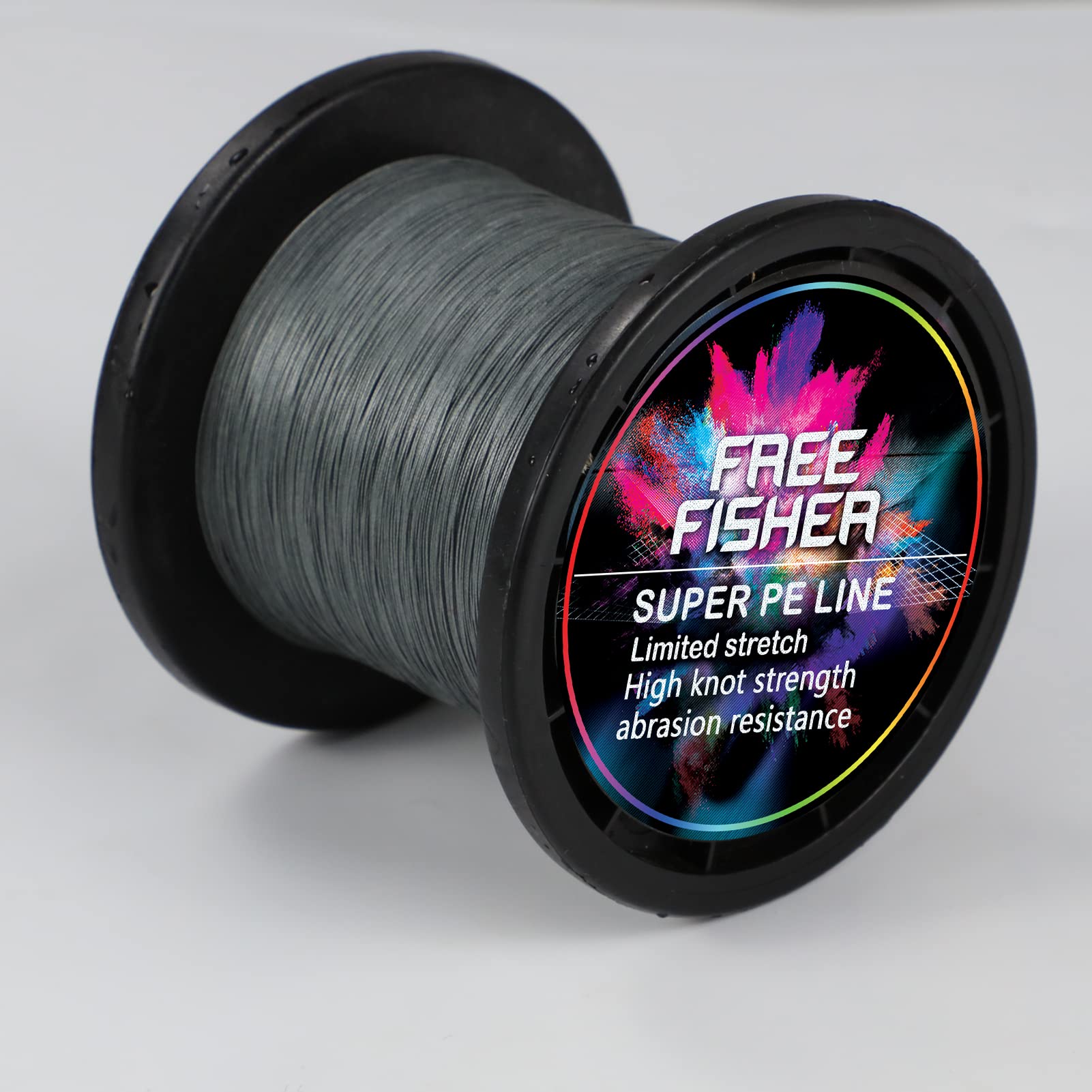 Sedal Trenzado Pesca 300m/1000m 8 Trenzados Resistentes Desgaste Suaves Hilos de Pesca PE Fuerte Tensión Línea Mar Pesca Línea 5.4-90kg, Gris (1000m), 12# (0.60mm/61kg)