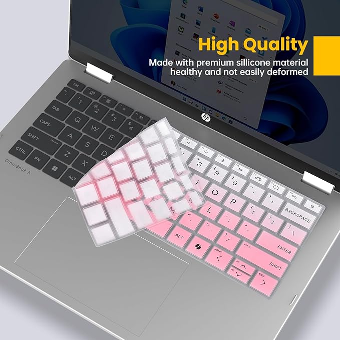 Funda para teclado HP OmniBook EliteBook Ultra G1i 14" 2 piezas miniatura 3