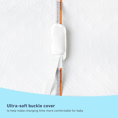 Miniatura 5 de Graco Cambiador contorneado de 4 lados de alta calidad (blanco) - Certificado GREENGUARD Gold, cambiador de bebé certificado impermeable JPMA con 4