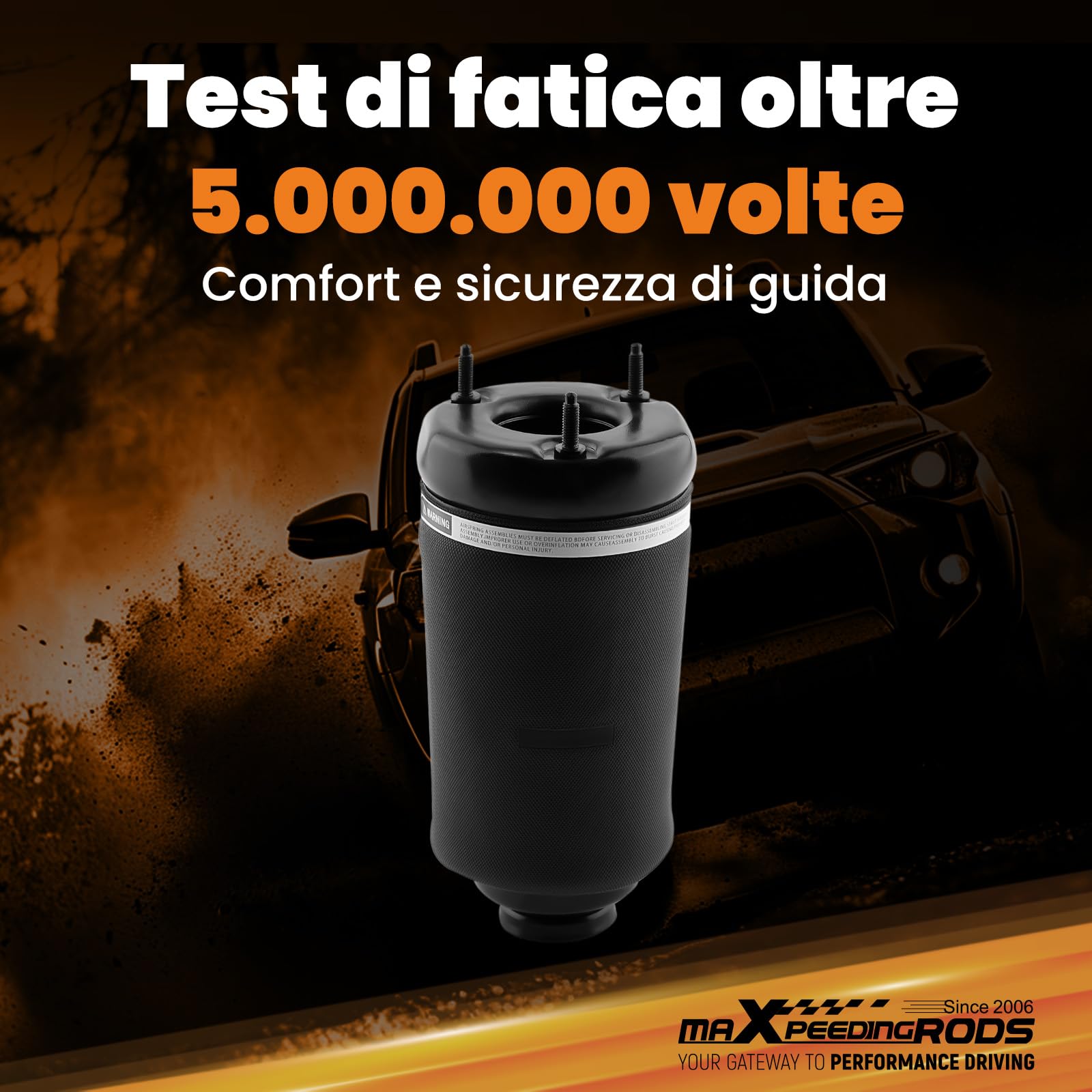 maXpeedingrods Anteriore per Mercedes ML GL W164 X164 Sospensioni Pneumatiche Molla Ad Aria