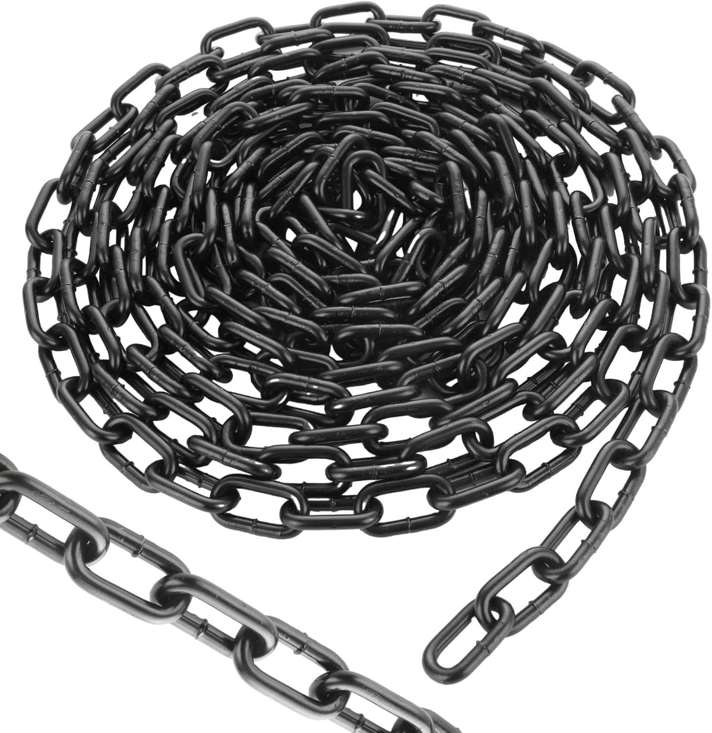 CYEAH 1/3" Stainless Steel Link Chain, Heavy Duty Chain 13 Ft Strong Chain Link Chain, Utility Metal Decorative Chain Camping Pet Dog Chain Hanging Chain for Sandbag, Hammock Chair, Swing