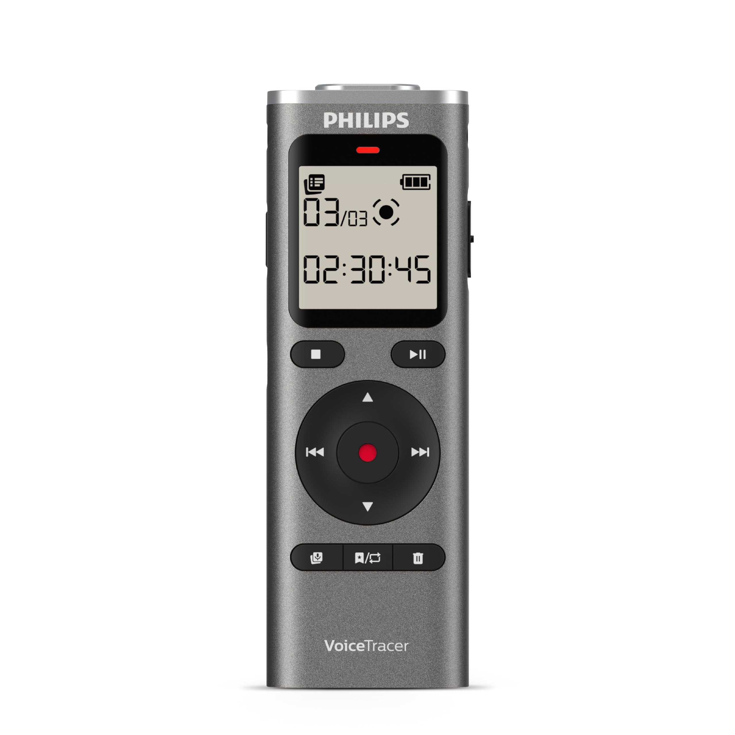 Philips DVT1170 VoiceTracer Audio Recorder 35858J