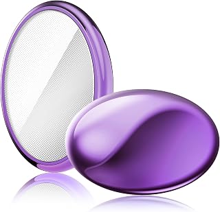 Crystal Hair Eraser for Women and Men, Reusable Crystal Hair Remover Magic Painless Exfoliation Hair Removal Tool, Magic Hair Eraser Device for Back Arms Legs(Purple)