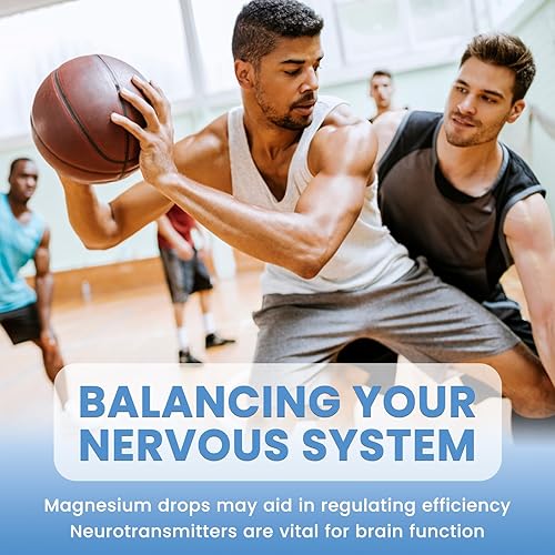 Miniatura 5 de Gotas líquidas de complejo de magnesio triple, 1300 mg de glicinato de magnesio, taurato y citrato con omega3, L-teanina, ashwagandha, potasio, D3,