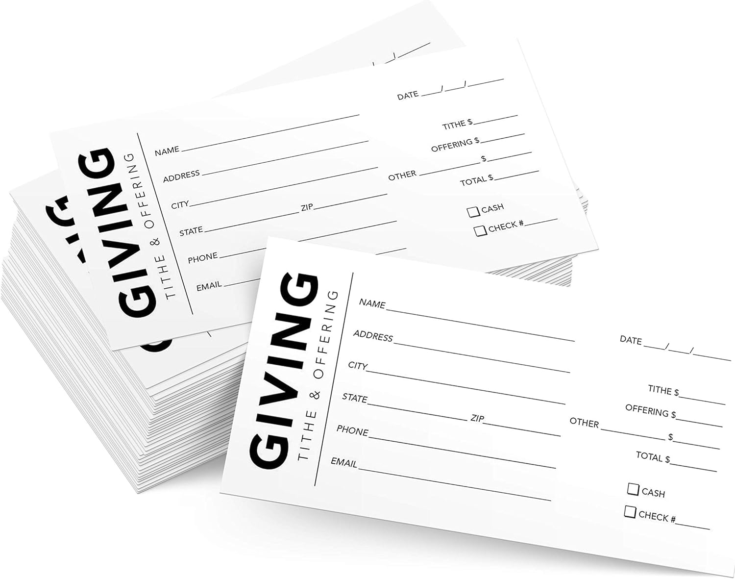 500 Tithes and Offering Envelopes for Church | Tithe Envelopes for Church | USA Company | “Giving” Theme